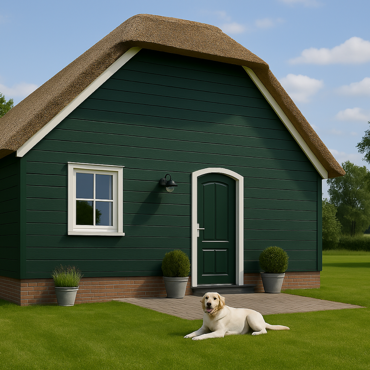 Protex® Sense Gevelbekleding Donkergroen RAL6009 400cm